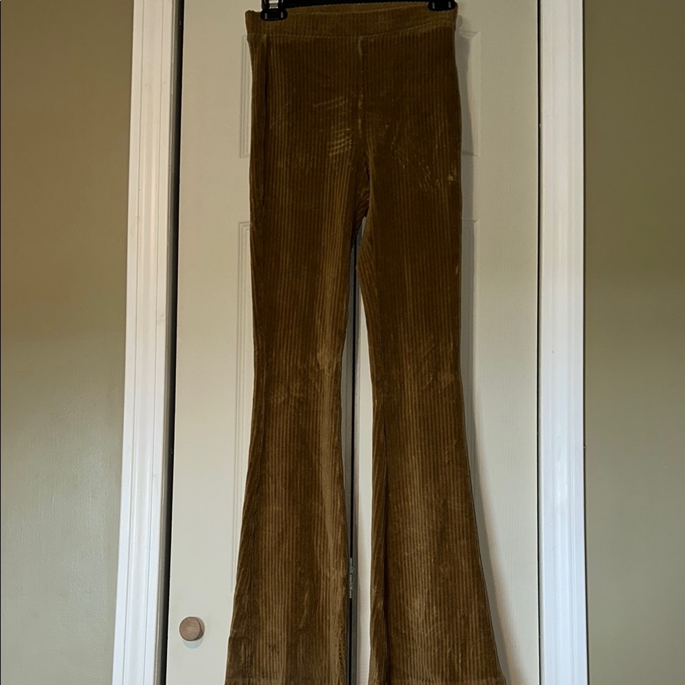 Aerie Gold bell bottoms